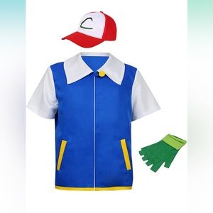 Adult Ash Ketchum Costume Pokemon Costume
